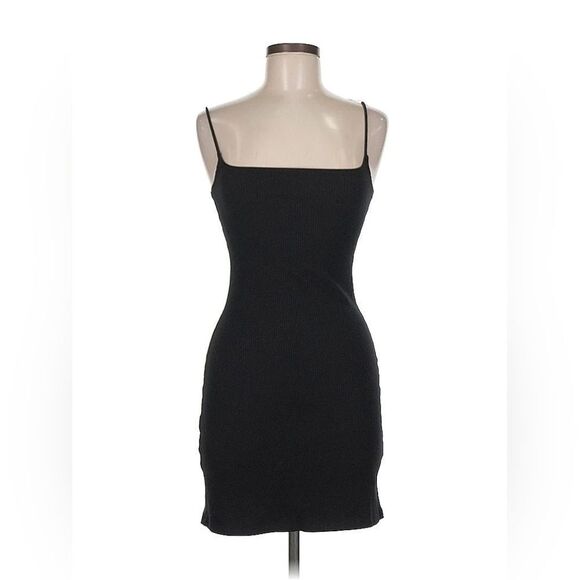 Reformation Dresses & Skirts - Reformation Elegant Black Knit Spaghetti Strap Dress
